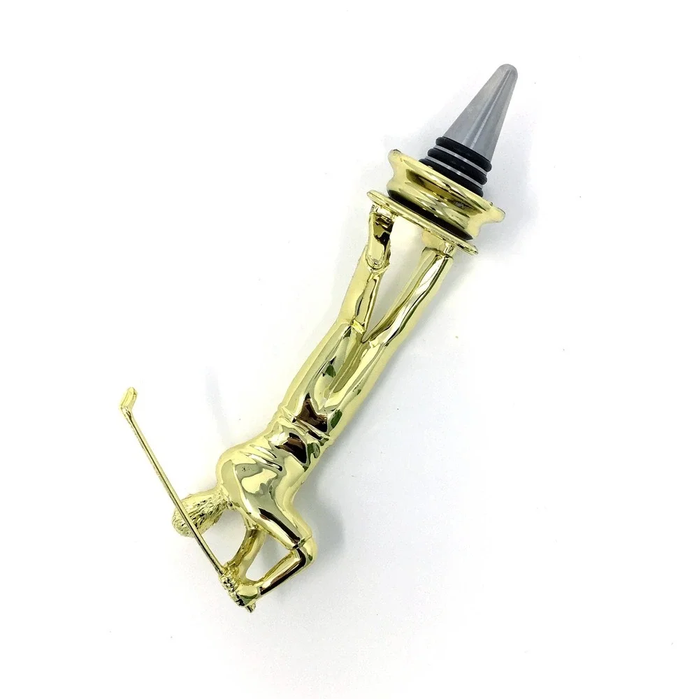 Handmade Bottle Stopper made from Repurposed Golf Trophy